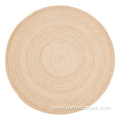 natural fiber woven round straw rug mat matting